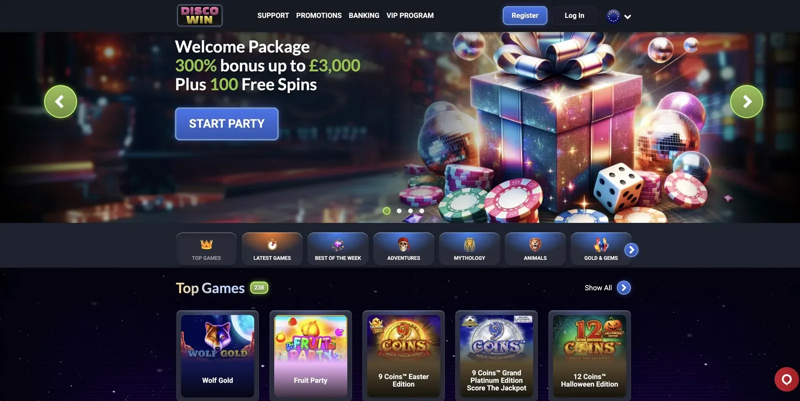 DiscoWin Casino